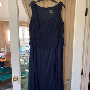 Navy blue dress